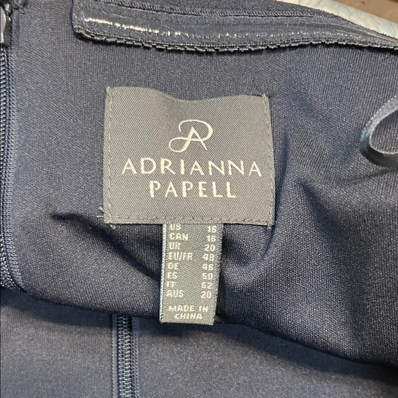 Adrianna Papell Midnight Blue Maxi Dress - Picture 7 of 9